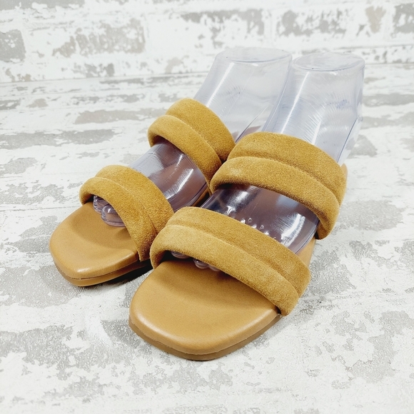 New Steve Madden Wizen Suede Slide Minimal Elegant Sandals B83 - Picture 2 of 11